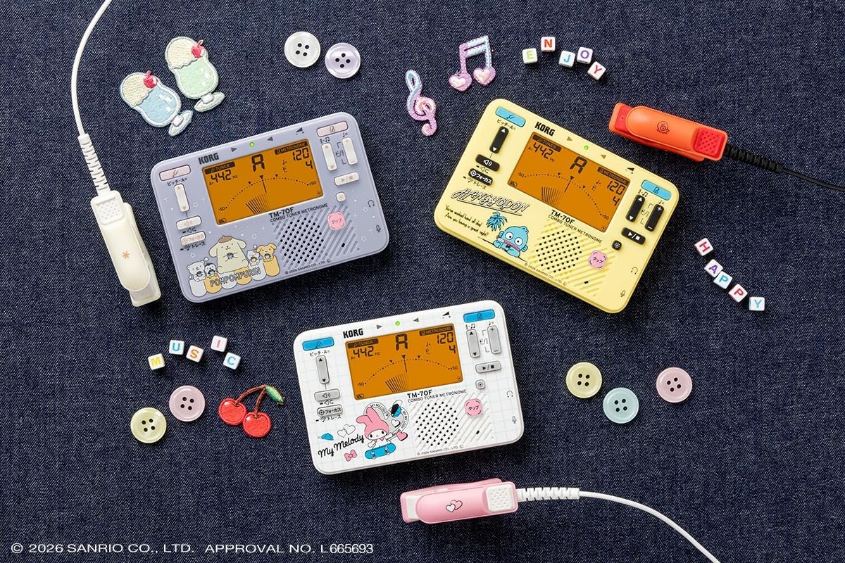 はんぎょどん KORG×サンリオ】ハンギョドンデザインの「TM-70C」が4/18(土)より発売🌟